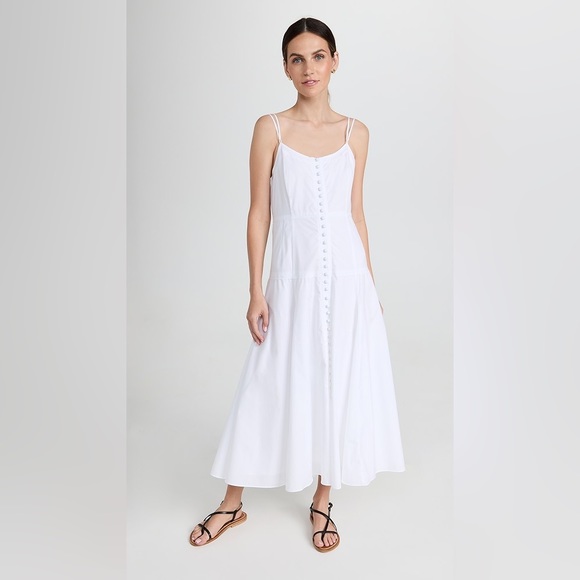 Rag & Bone Misty Maxi Dress in White